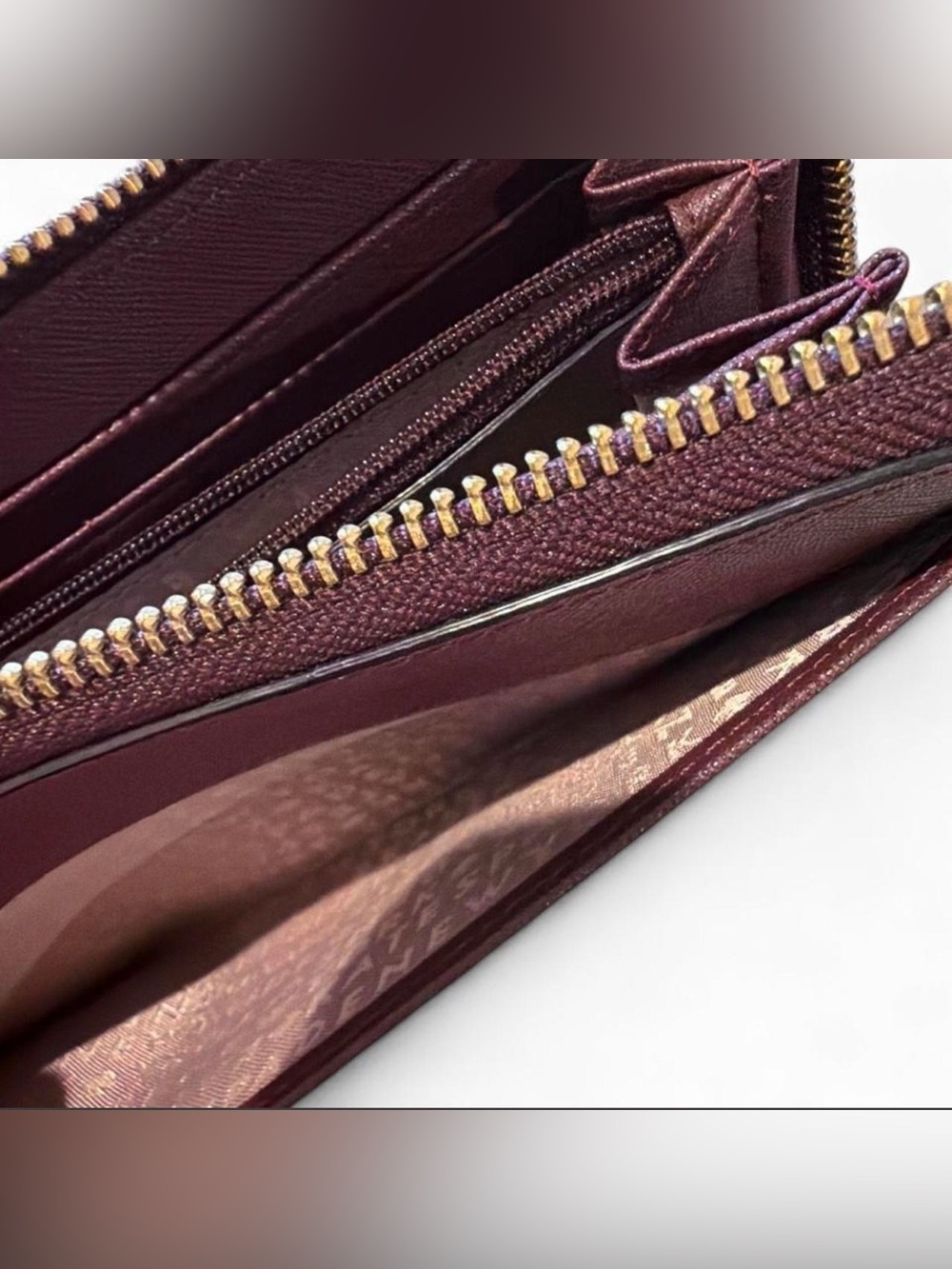 Kate Spade Zip-Around Wallet in Deep Burgundy - Picture 8 of 8